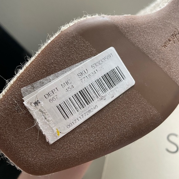 NWT Sam Edelman Vada Espadrille Platform Wedge Sandal Heels - Picture 6 of 11